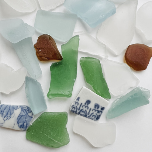 ナチュラル シーグラス、シー陶器 BI1 その他素材 ドイリー さん 通販