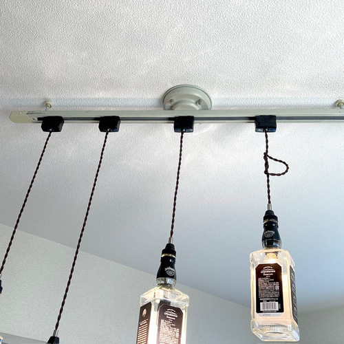 ペンダントライト 6本セット ボトルリメイク 照明 空き瓶 ペンダントライト 6本セット ボトルリメイク 照明 空き瓶