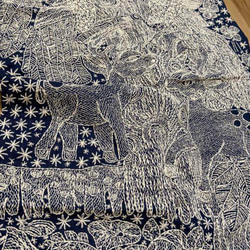 花畑　クリアランス　手作りハンドメイド刺繍花手織り布ワンピース 花畑 手作りハンドメイド刺繍花手織り布ワンピース ワンピース