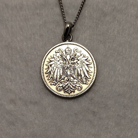 ハプスブルク家の紋章辞典 双頭の鷲 ハプスブルク家の紋章コインネックレス ネックレス