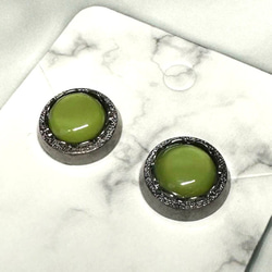 美品　緑　ピアス 楽天市場】[ 0G 天然石 ボディピアス ] マラカイトプラグ 0