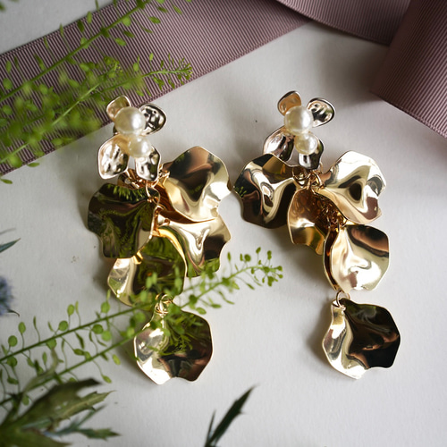 STELLA BRIDAL アマリリス ネックレス、イヤリングセット