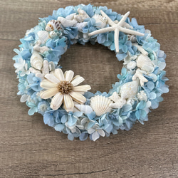 NEW新作☆海色リースC☆マリンリース☆ブルーリース リース Marin