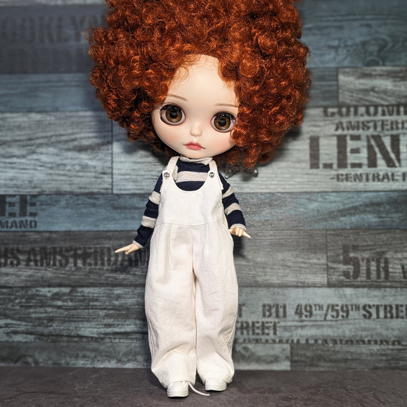 アイシードールサイズ‪‪❤︎‬オーバーオール＆キャップ1700円→1390円 アイシードールサイズ‪‪❤︎‬オーバーオール＆キャップ1700円→1390円 週末‬