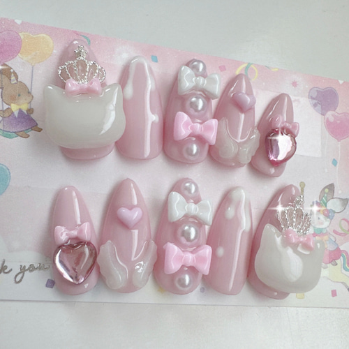 3dネイルパーツ ネイル ピンク ネイルパーツ デコパーツ ゆめかわ 7f4fb450306e85c2cba5d35ab4e2bd