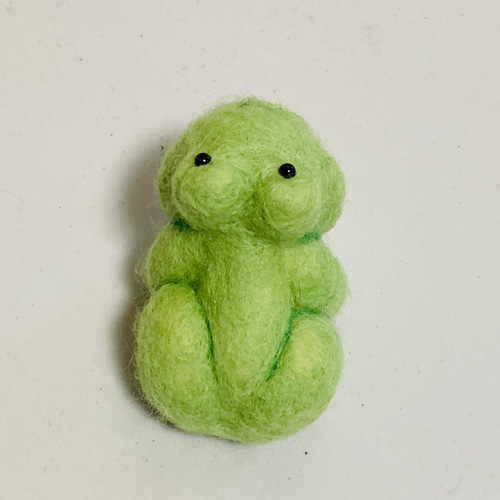 羊毛フェルト カエル 羊毛フェルト kanken 通販｜Creema