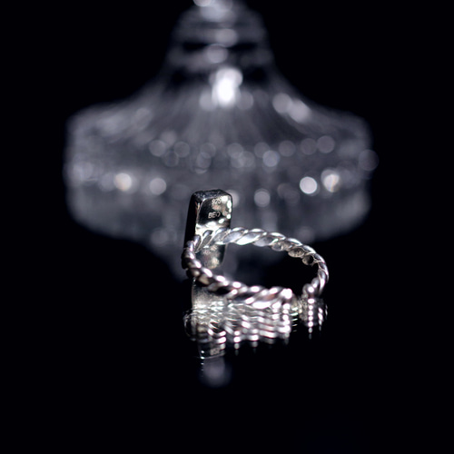 NEW ☆ 新作 ☆『Opal』☆の世界でひとつの天然石リングsilver925 指輪 