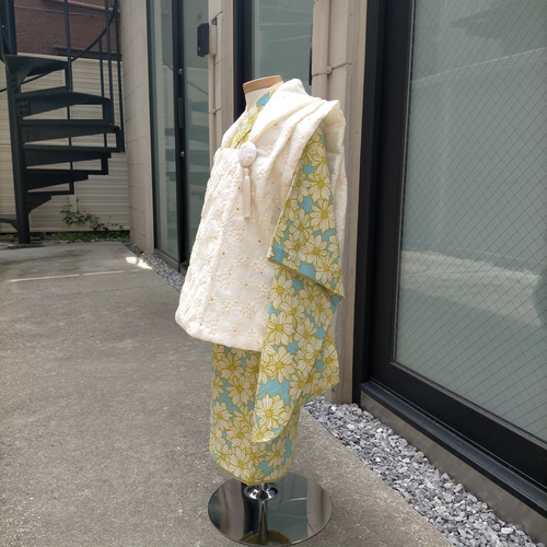 楽天市場】【SS30】七五三 着物 3歳 女の子 上品 オフホワイト