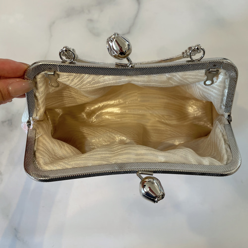 再販なし1点限定！パッチワーク♡5種のピンクホワイト系高級西陣織帯地  