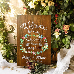 【受注製作品】Wedding Welcome Board 受注製作品】Wedding Welcome Board