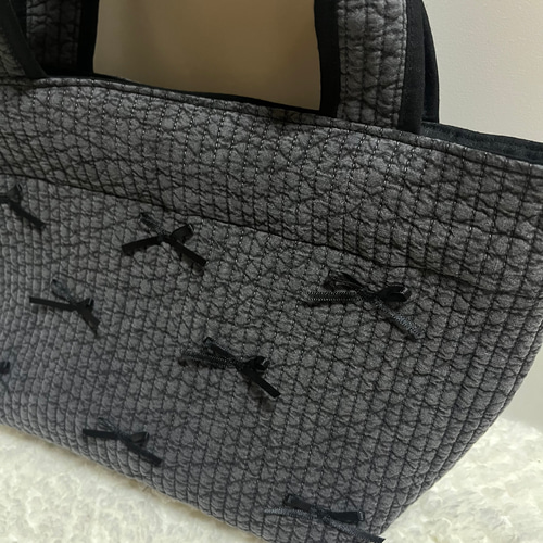 リボン付きヌビバッグ nubi トートバッグ イブルバッグ リボン