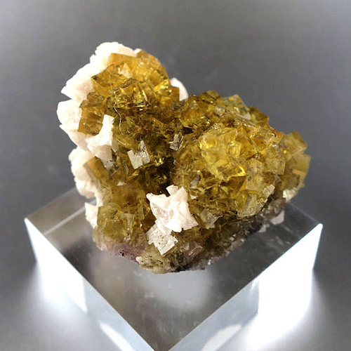 スペイン産イエローフローライト 蛍石 原石/鉱物 紫陽花2025 天然石