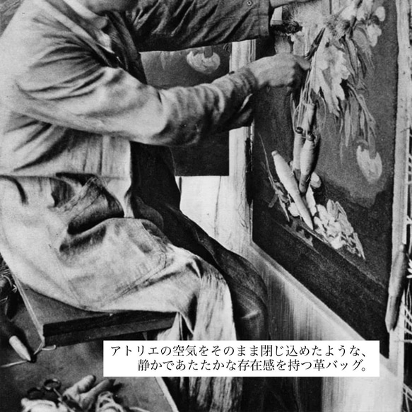 秋の差し色。本革 パラシュートバッグ／オレンジ｜ミリタリールーツ×くったりレザーの相棒 3枚目の画像