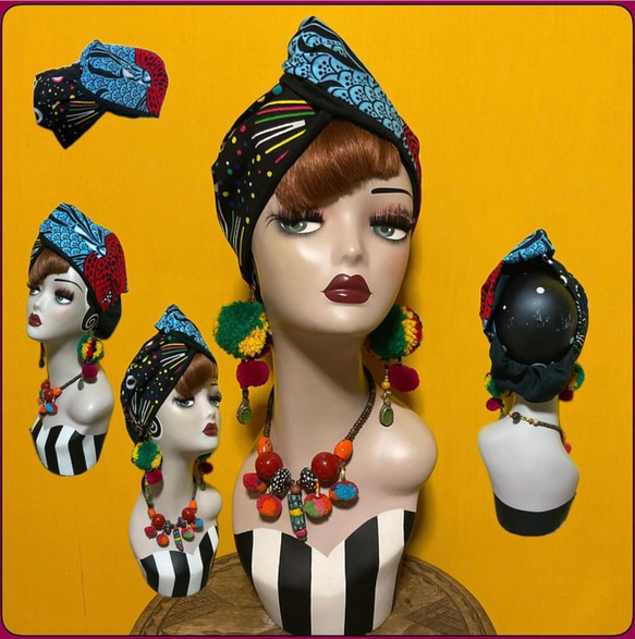 エスニック系ヘアアクセサリー☆レゲエ フェス