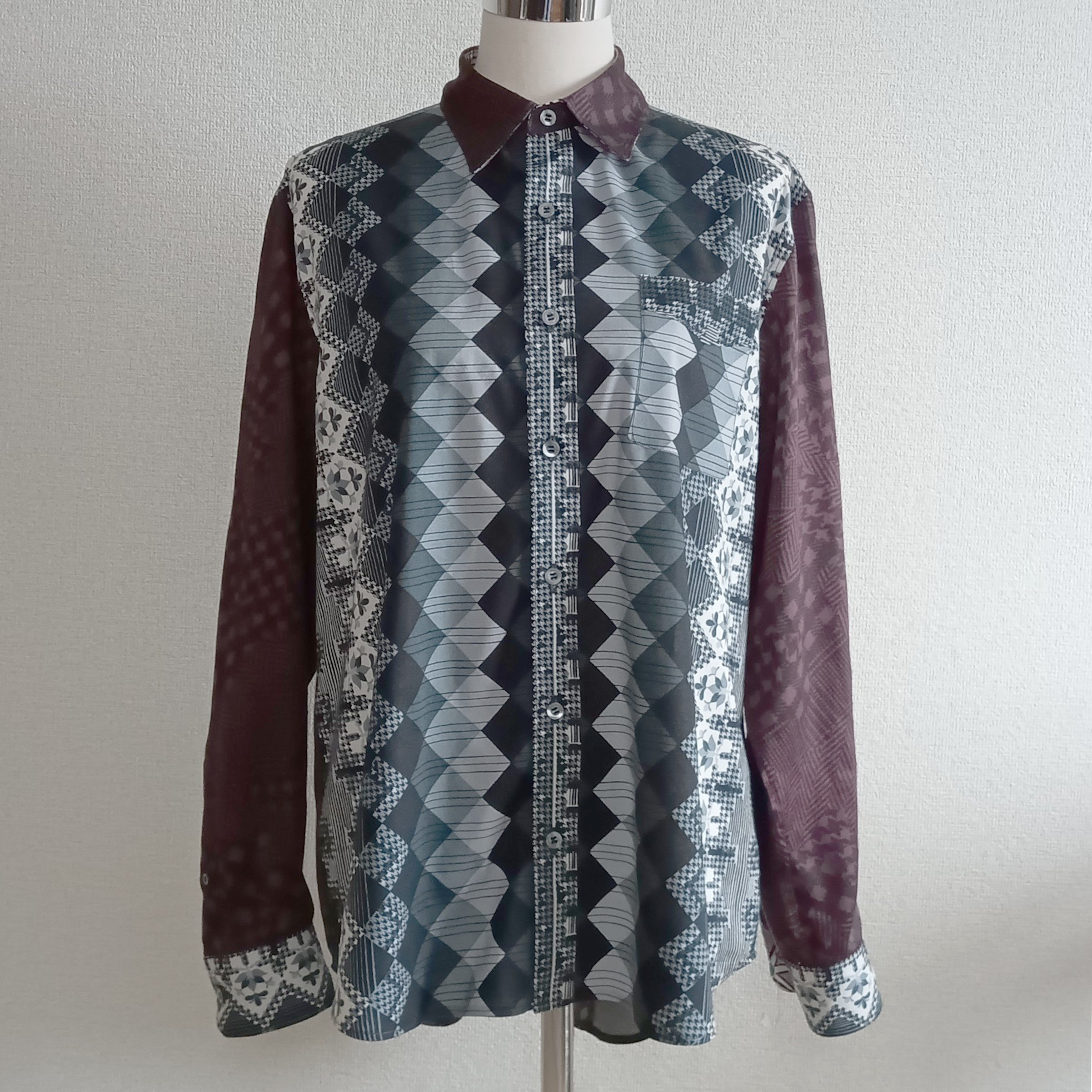 アーティストデザインシャツ　041　１点ものの個性的なシャツ 13,140円