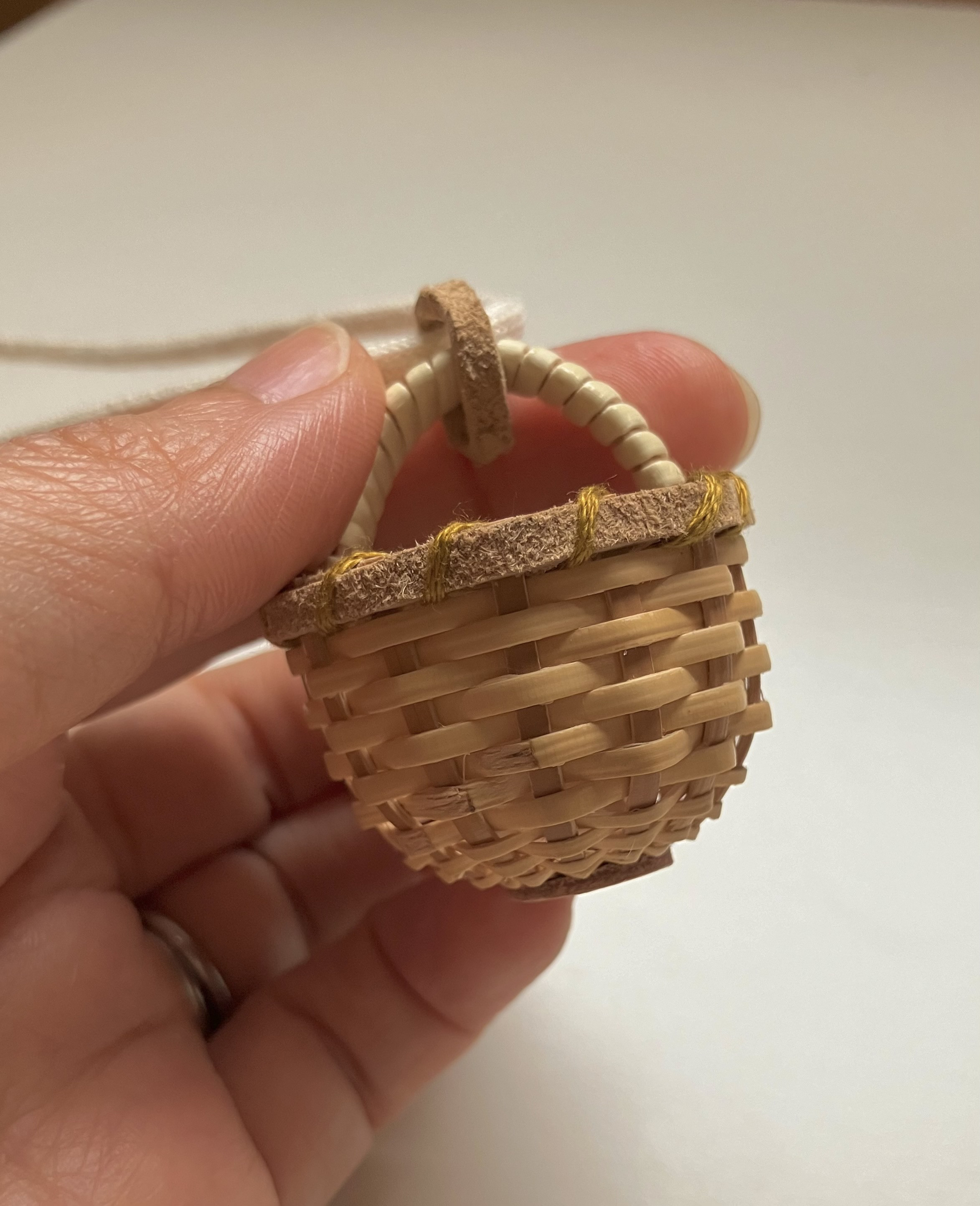 ナンタケットバスケット用ハンドル （持ち手）ハンドメイド 42cm