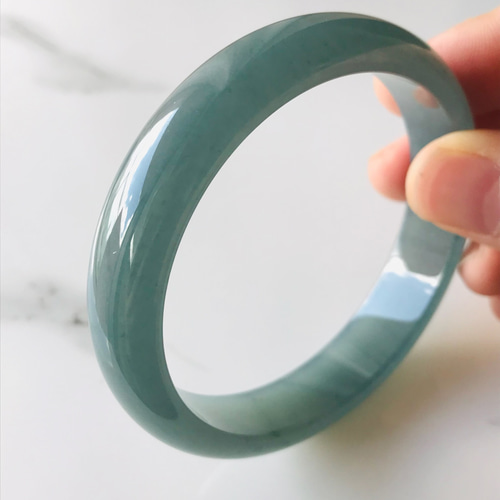 翡翠 ジェイド バングル 59 B861-0172】ジェイド翡翠バングル