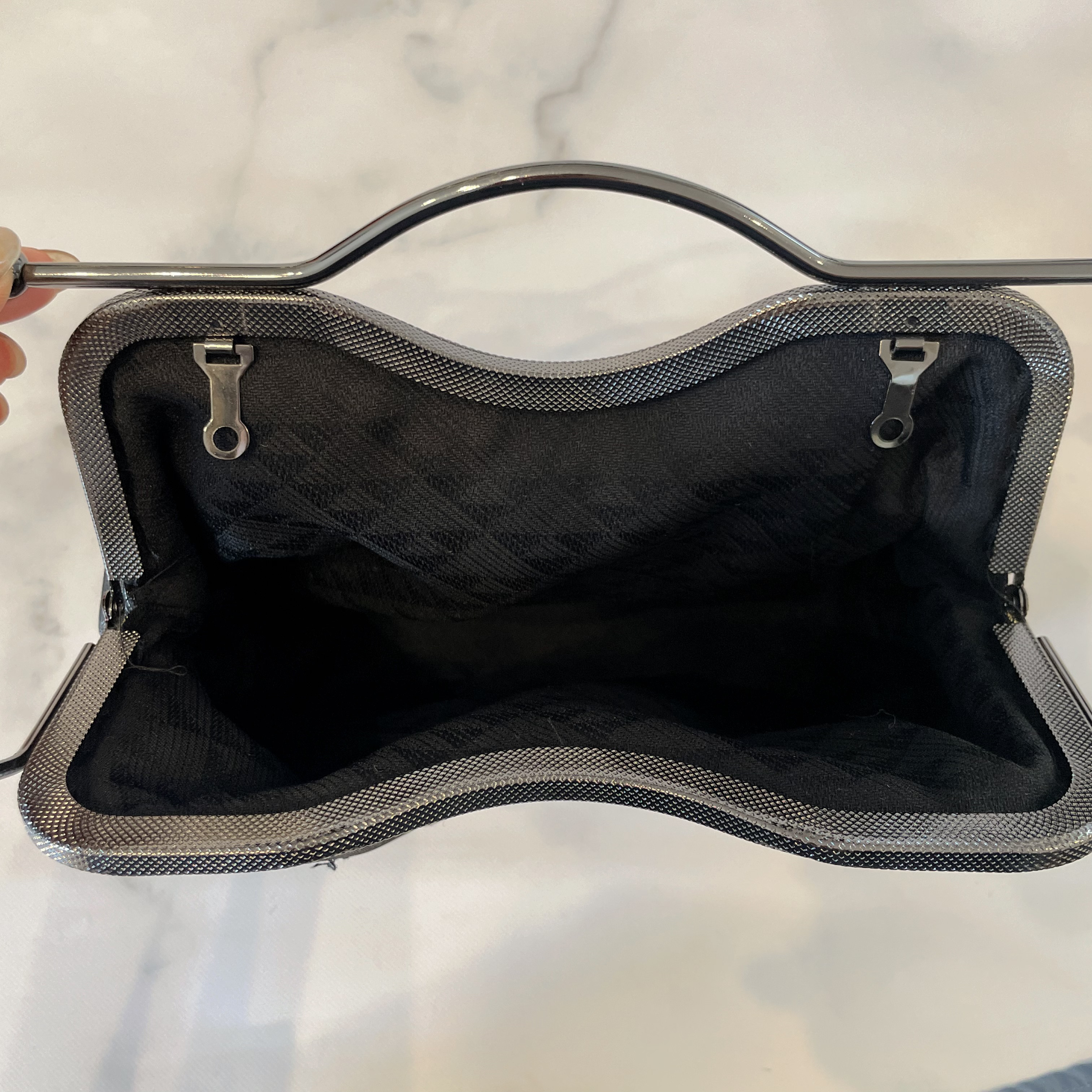 1点限定♡4種類パッチワーク大迫力のシック高級西陣帯バッグ極上ブラック系