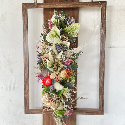 ドライフラワーガーランド♡オーダー受付♡ ドライフラワーガーランド☆期間限定セール ドライフラワー ruru