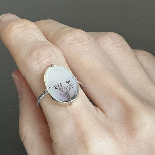 デンドリティック アゲートリング / Dendritic Agate Ring 5b