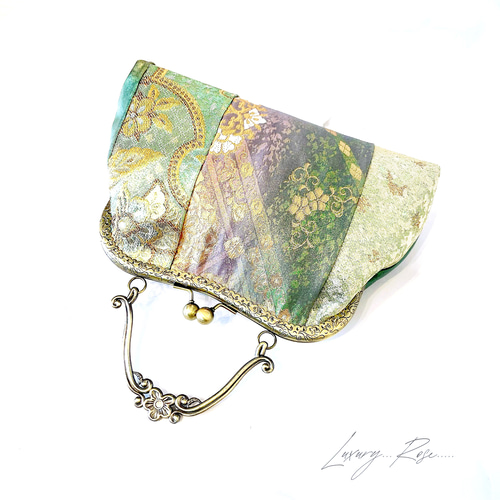 1点限定品！5種のパッチワーク♡2種類の佐賀錦を中心に幻想的な箔の  