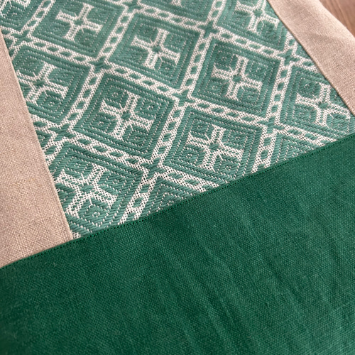 【新品未使用】lite こぎん刺し ヒバ バッグ Kuroda Misato kosaku | mishida135 | こぎん刺し雑貨の企画と制作