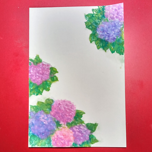 筆文字（ココロ文字）#紫陽花 書道 筆文字ほんわか堂mie 通販