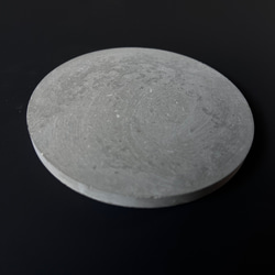 PM-1■12.9cm モルタル サークルプレート■ ディスプレイ 器 皿 インテリア 什器 オブジェ コンクリート 2枚目の画像