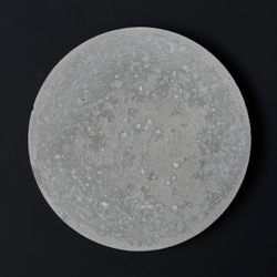 PM-1■12.9cm モルタル サークルプレート■ ディスプレイ 器 皿 インテリア 什器 オブジェ コンクリート 3枚目の画像