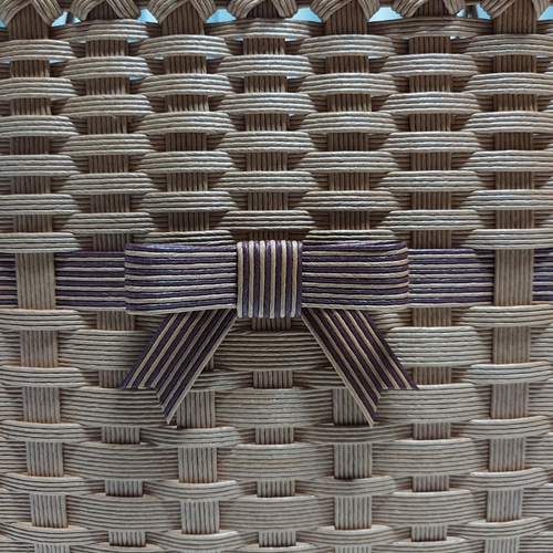 受注製作 】クラフトバンドのかごバッグ （ 大 ） かごバッグ -mami