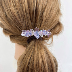 紫陽花 バレッタ h4001 バレッタ Cuore 通販 17842340｜Creema(クリーマ)