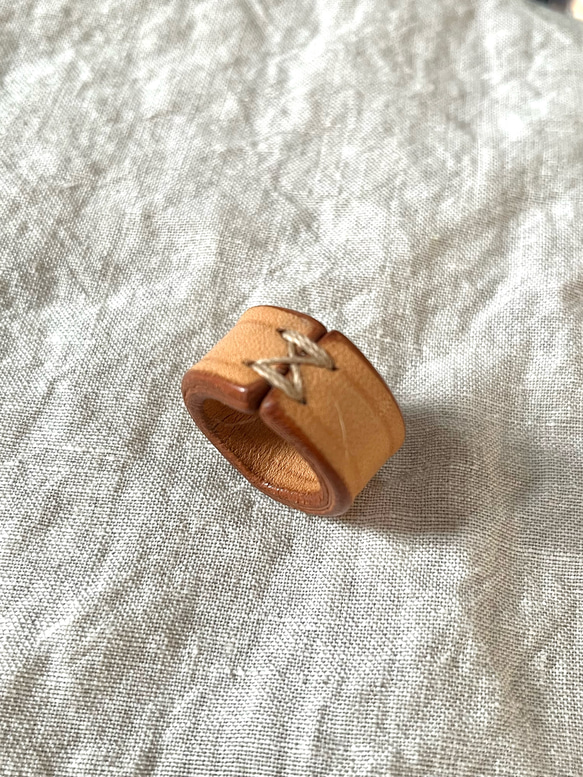 本革指輪 手縫い 指輪・リング R-S工房 通販 17842441｜Creema