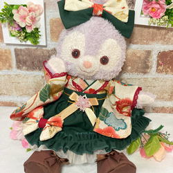 ステラルー Sサイズ☆赤花柄 和着物ドレス6点コスチューム