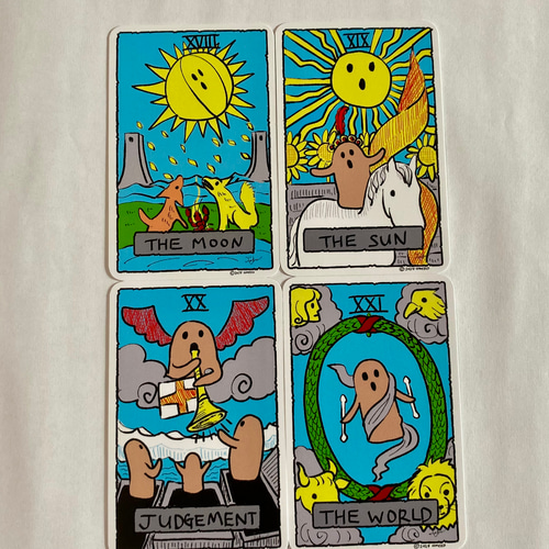 ハニワさまタロット大アルカナ巾着袋付き イラスト 梅子 通販 17842786