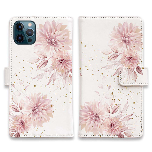 iPhone16e/iPhone16/iPhone16Pro 全機種対応☆手帳型 スプリング