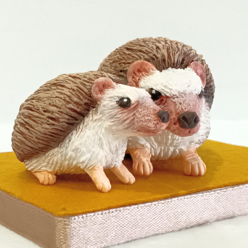 作家様　ハンドメイド　ぬいぐるみ　ハリネズミ　親子 作家様 ハンドメイド ぬいぐるみ ハリネズミ 親子