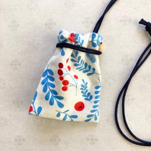 ミニミニ巾着・お守り袋（S）デコレクションズ 首かけタイプ♡ふんわり