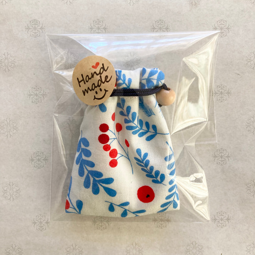 ミニミニ巾着・お守り袋（S）デコレクションズ 首かけタイプ♡ふんわり