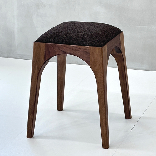 木製スツール 【Arch(アーチ)｜無垢ウォールナット材】カラー20色 天然