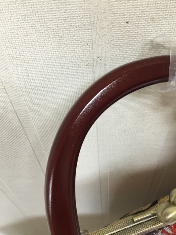 花ぷらら・ハンドメイド・リメイク・帯・カバン・がま口バック・木の