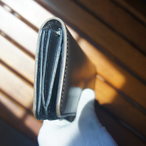 送料無料】ルガトショルダーのロングウォレット【ライトグレー