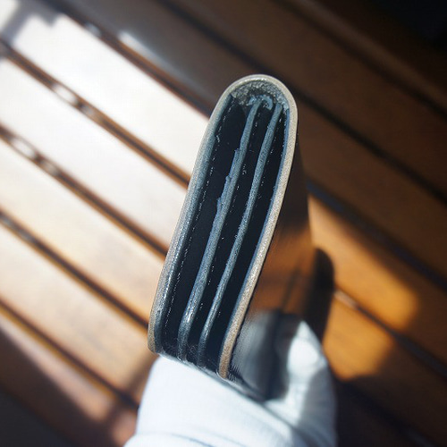 送料無料】ルガトショルダーのロングウォレット【ライトグレー