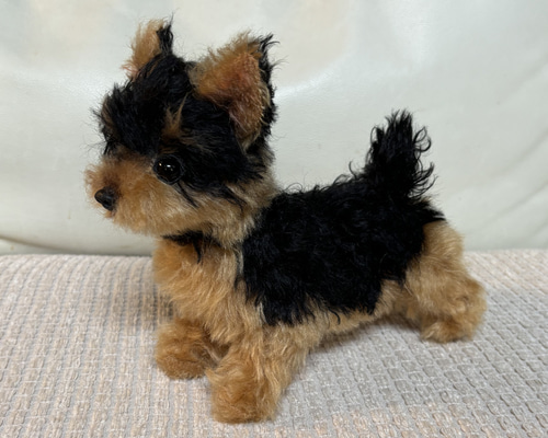 【ハンドメイド】ヨークシャテリア風　子犬のテディドッグ テディドッグ】ヨークシャテリア ※モヘア生地はプラス価格です