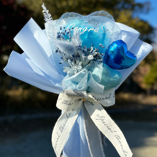 バルーンブーケ フェザーブルーミニ 卒業式 発表会 誕生日・結婚 バルーンブーケ フェザーブルーミニ 卒業式 発表会 誕生日・結婚