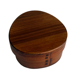 曲げわっぱ 木肌 弁当箱 ナチュラル おにぎり 650ml うるし まげわっぱ お弁当 ランチ 木製 かわいい 11枚目の画像