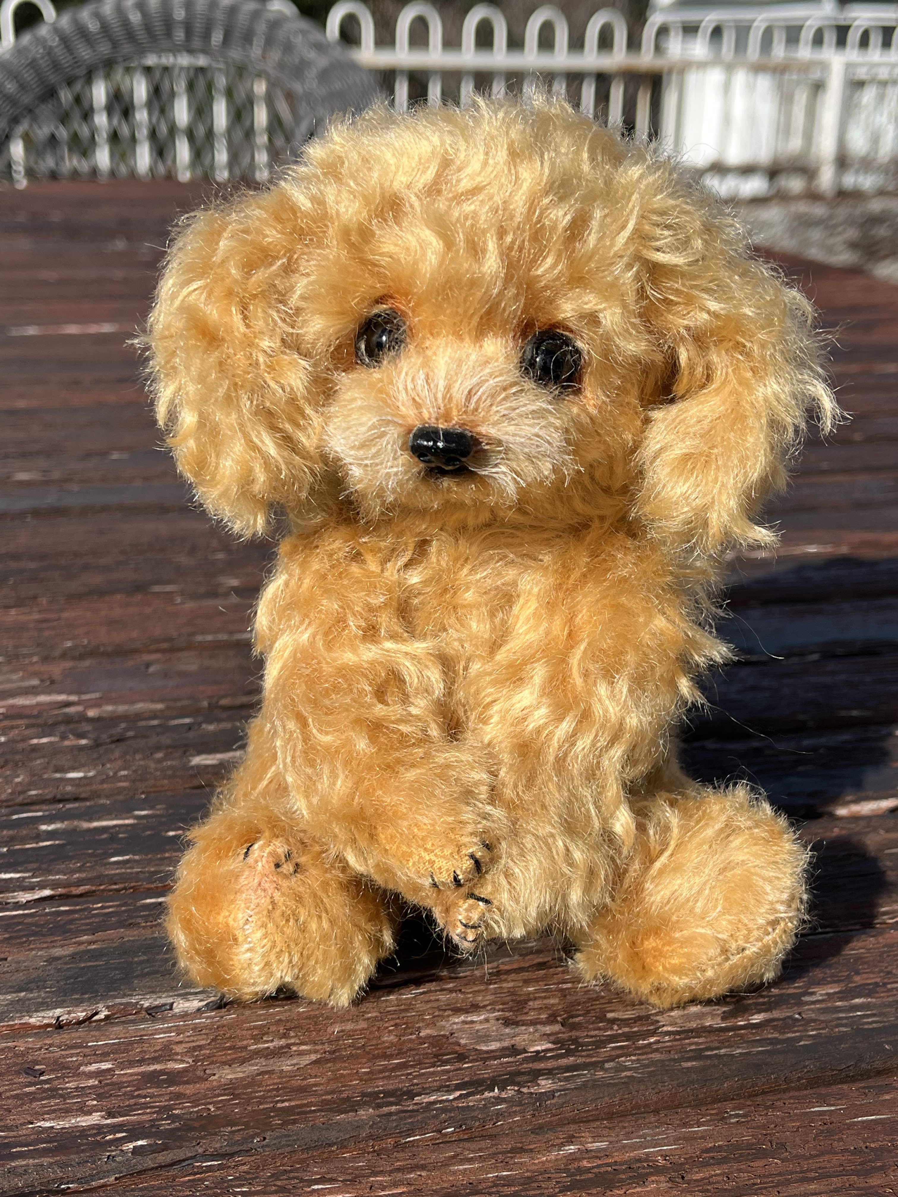 日本限定 18㎝ わんこ bear ai ハンドメイド 犬 トイプードル 作家 テディベア その他