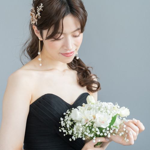 リップモンスター　イヤリング　rippmonster 結婚式　前撮り　パール リップモンスター しずくパール イヤリング - メルカリ