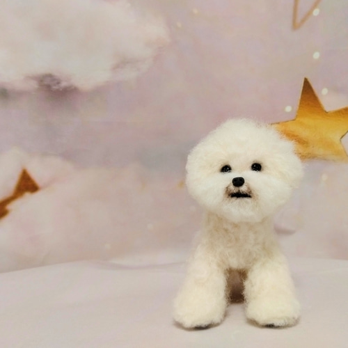 販売中 羊毛フェルト ビションフリーゼ 羊毛フェルト atelier_orion