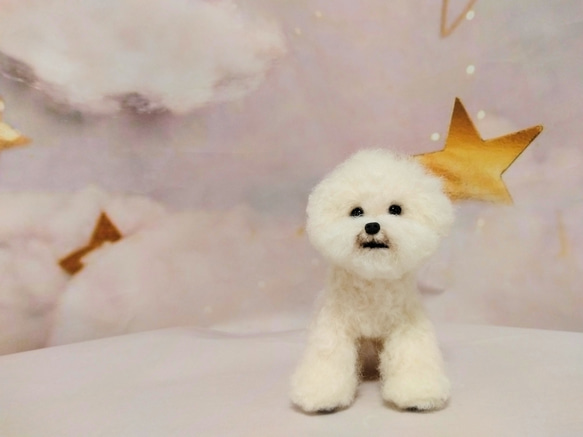 羊毛フェルト　ビションフリーゼ Yahoo!オークション - 羊毛フェルト 犬 ビションフリーゼ