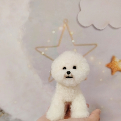 販売中 羊毛フェルト ビションフリーゼ 羊毛フェルト atelier_orion